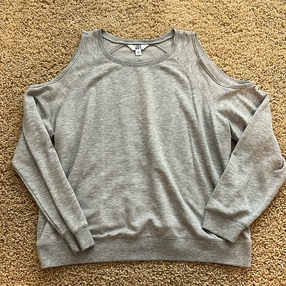women’s cut out fleece long sleeve
